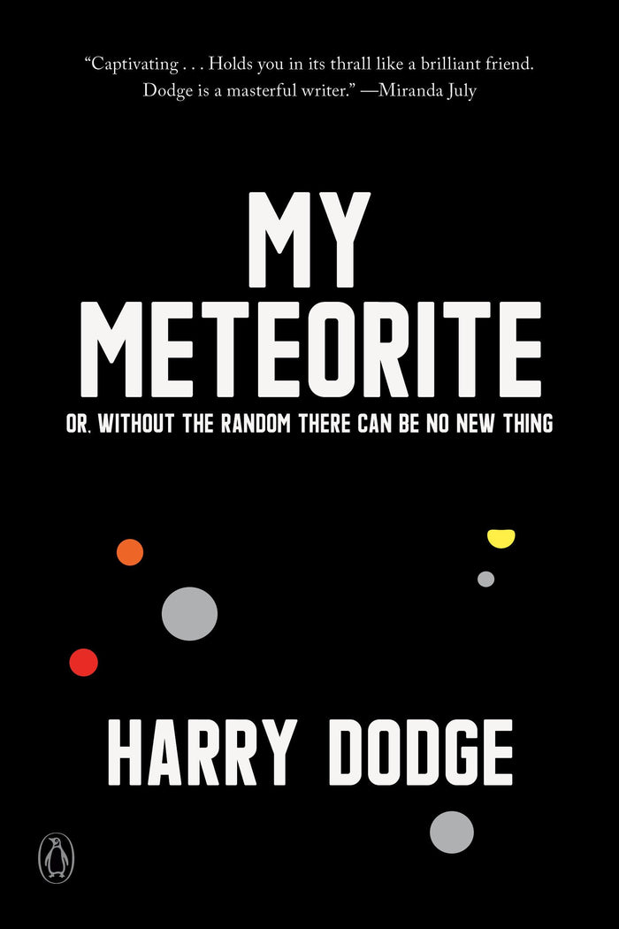 My Meteorite: Or, Without the Random There Can Be No New Thing by Harry Dodge - Paperback cover