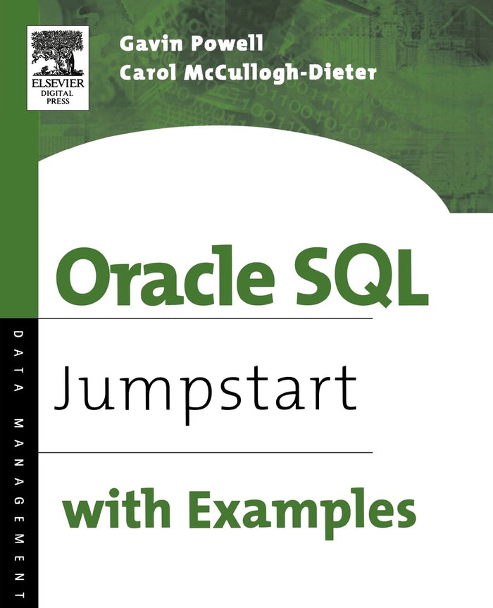 Oracle SQL: Jumpstart with Examples by Carol McCullough-Dieter - Paperback cover