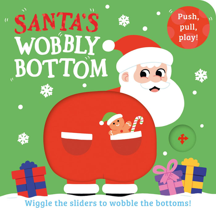 Farshore Santas Wobbly Bottom (WOBBLY BOTTOMS). by Sam Rennocks - Board Book cover