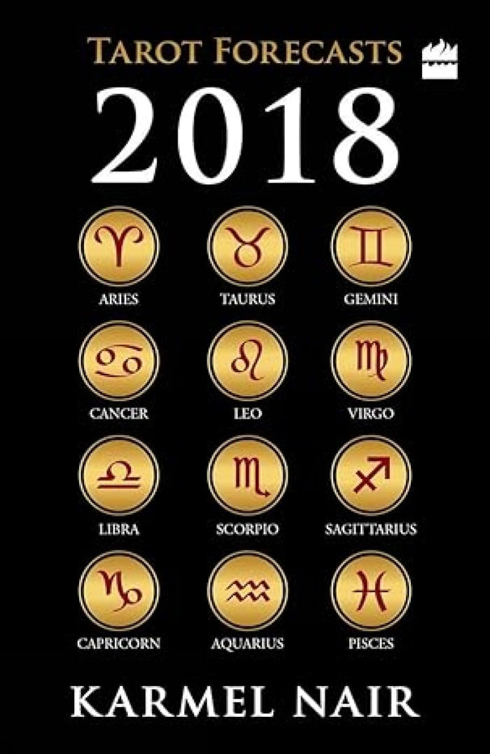 Tarot Forecasts 2018 by Karmel Nair - Paperback cover