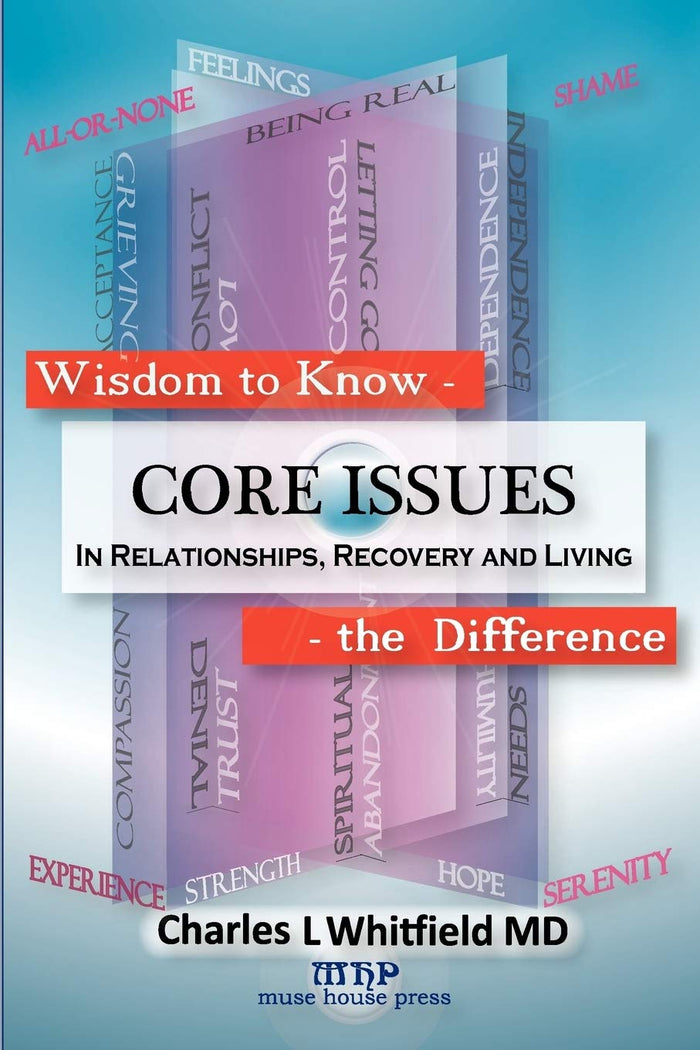 Wisdom to Know the Difference: Core Issues in Relationships, Recovery and Living by Charles L Whitfield M.D. - Paperback cover