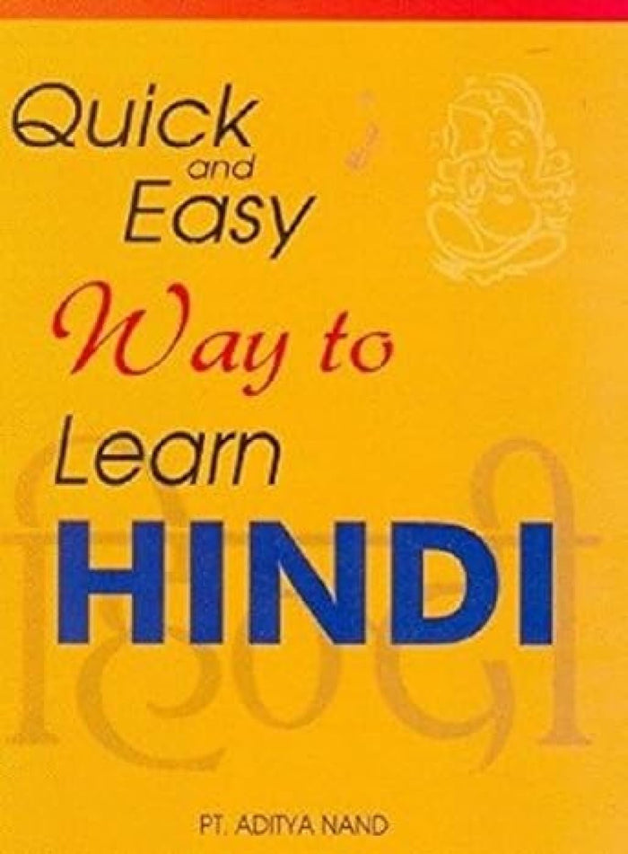 Quick and Easy Way to Learn Hindi - Paperback cover