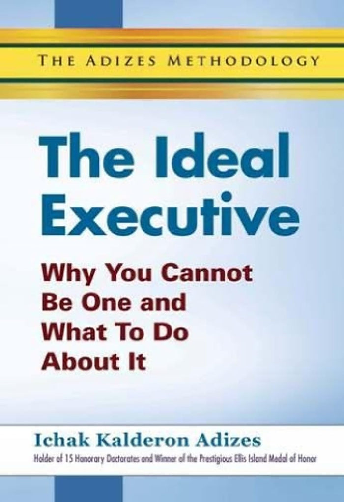 The Ideal Executive by Ichak Kalderon Adizes - Paperback cover