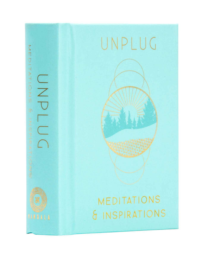 Unplug [Mini Book]: Meditations & Inspirations by Mandala Publishing - Hardcover cover