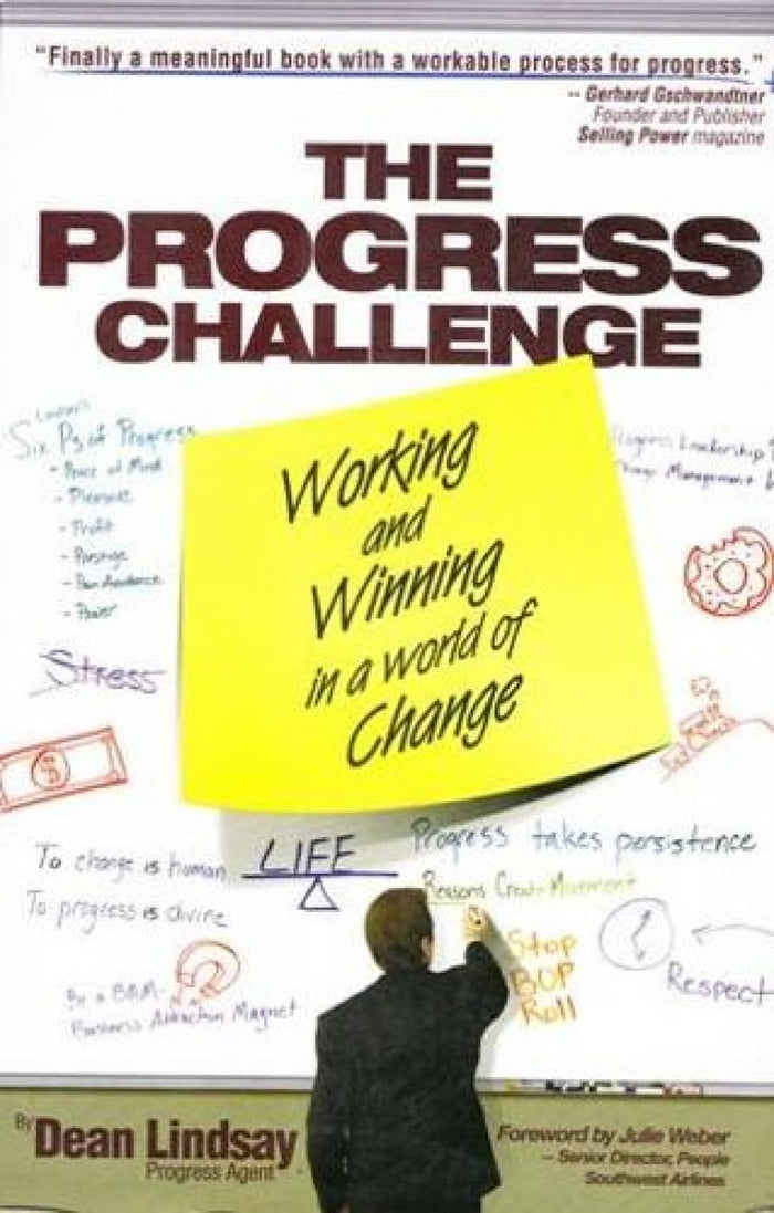 The Progress Challenge by Dean Lindsay - Paperback cover