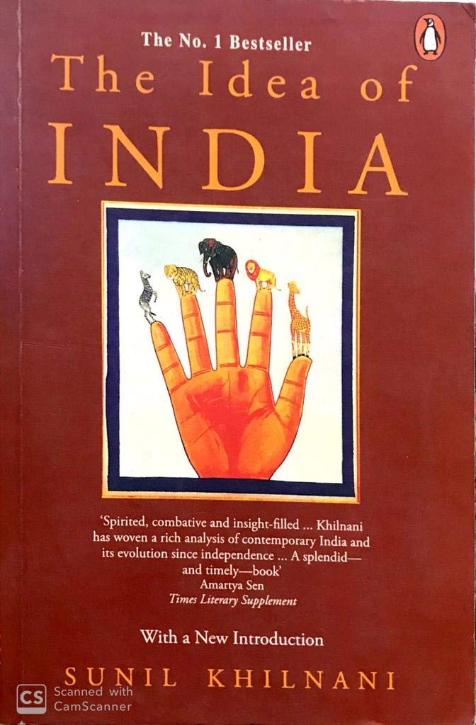 The Idea of India by Sunil Khilnani - Paperback cover