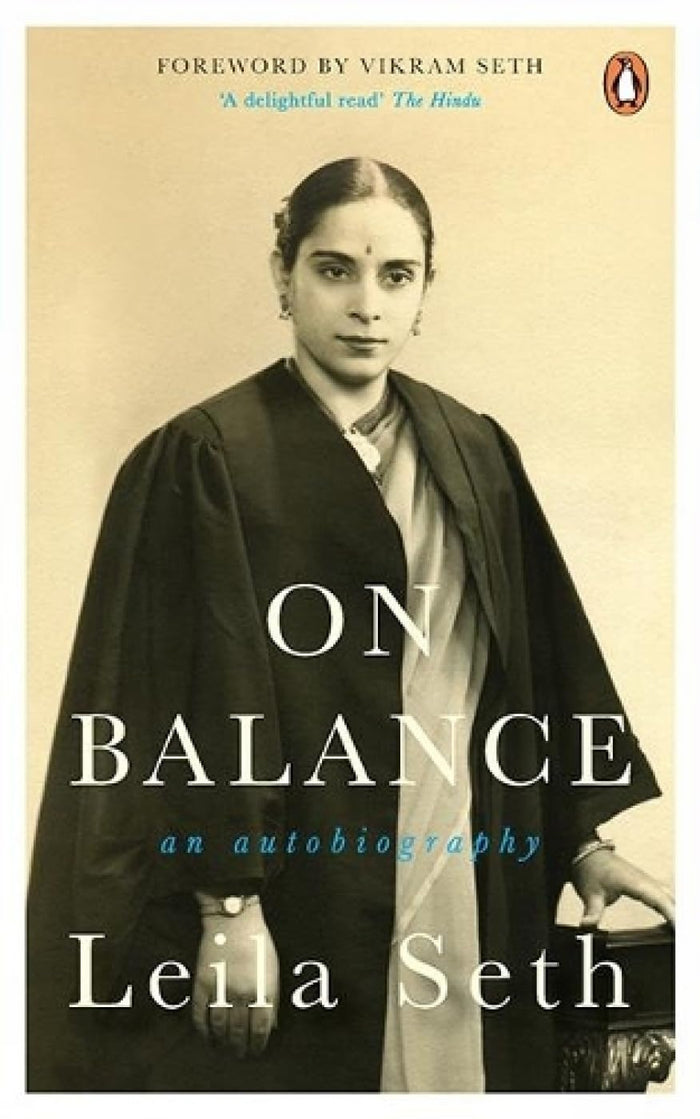 On Balance: An Autobiography by Leila Seth - Paperback cover