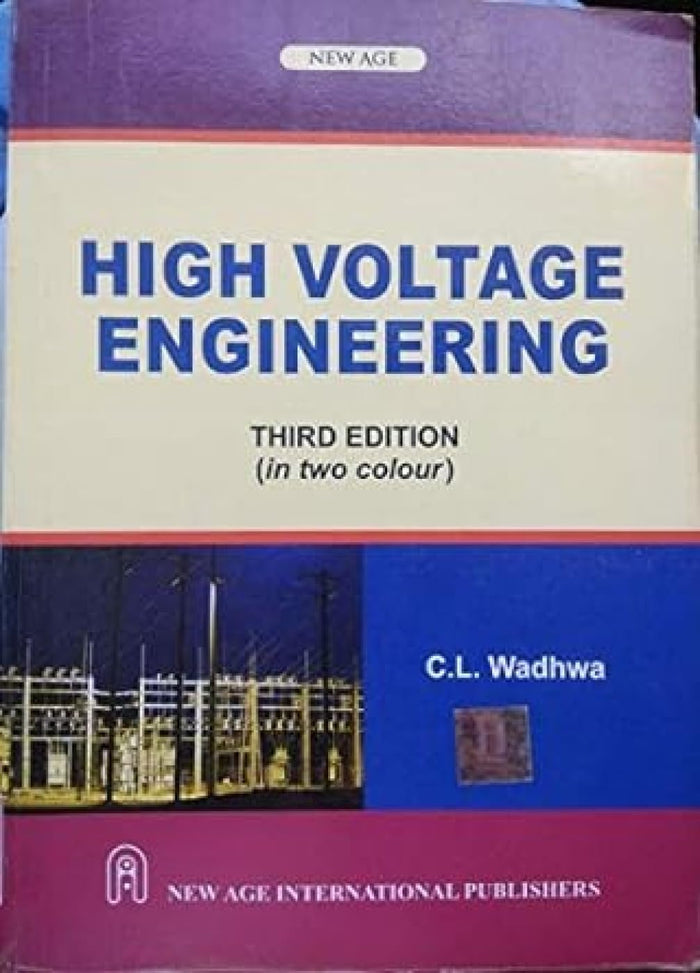High Voltage Engineering by C.L. Wadhwa - Paperback cover