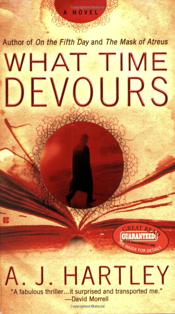 What Time Devours by A. J. Hartley - Mass Market Paperback cover