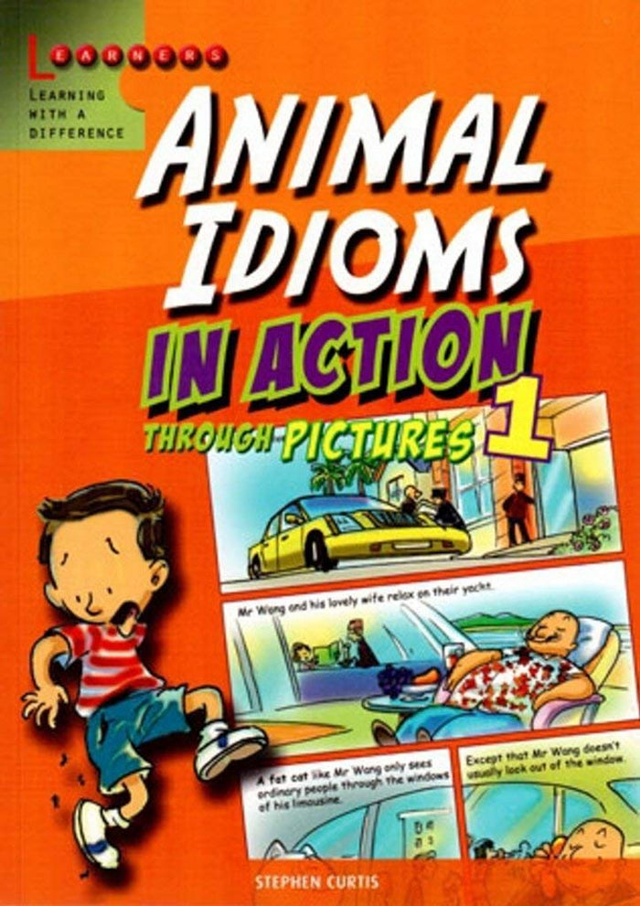 Animal Idioms In Action Through Pictures 1 by Stephen Curtis - Paperback cover