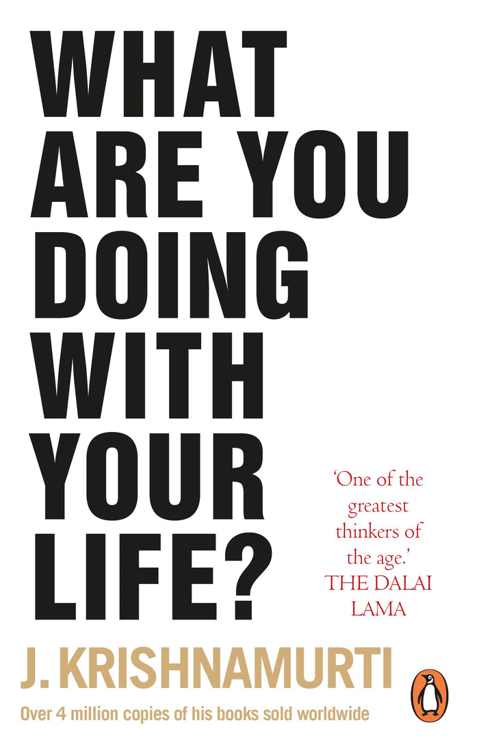 What Are You Doing With Your Life by J Krishnamurti - Paperback cover