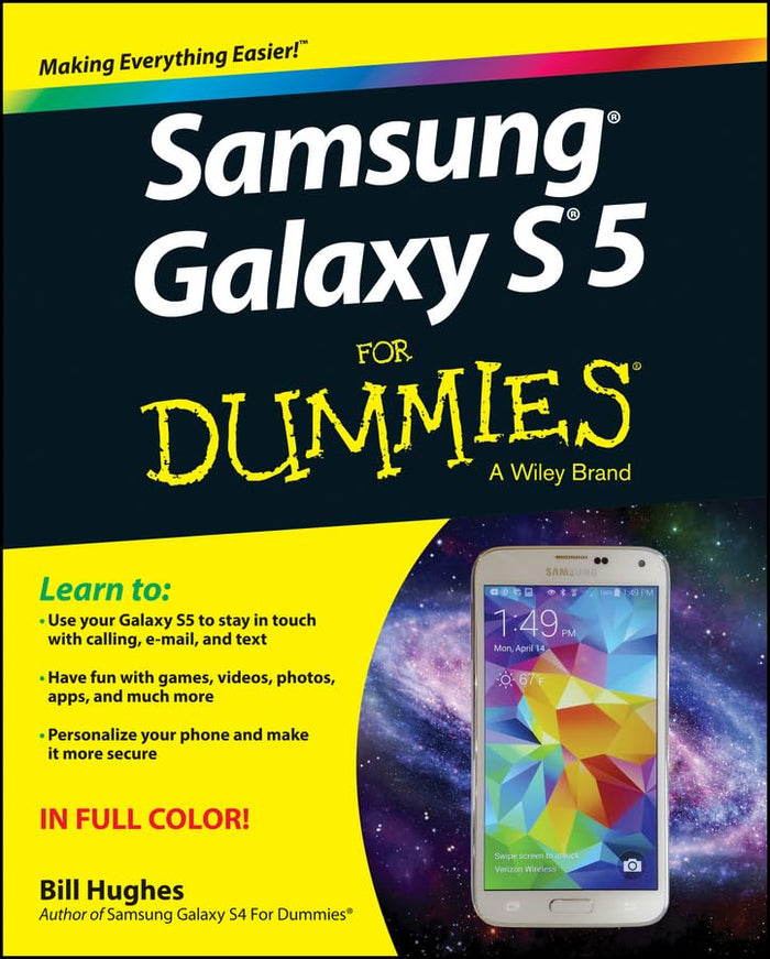 Samsung Galaxy S5 For Dummies (For Dummies Series) by Bill Hughes - Paperback cover