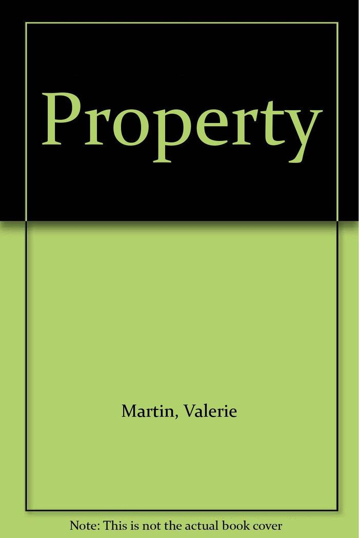 Property by Valerie Martin - Paperback cover