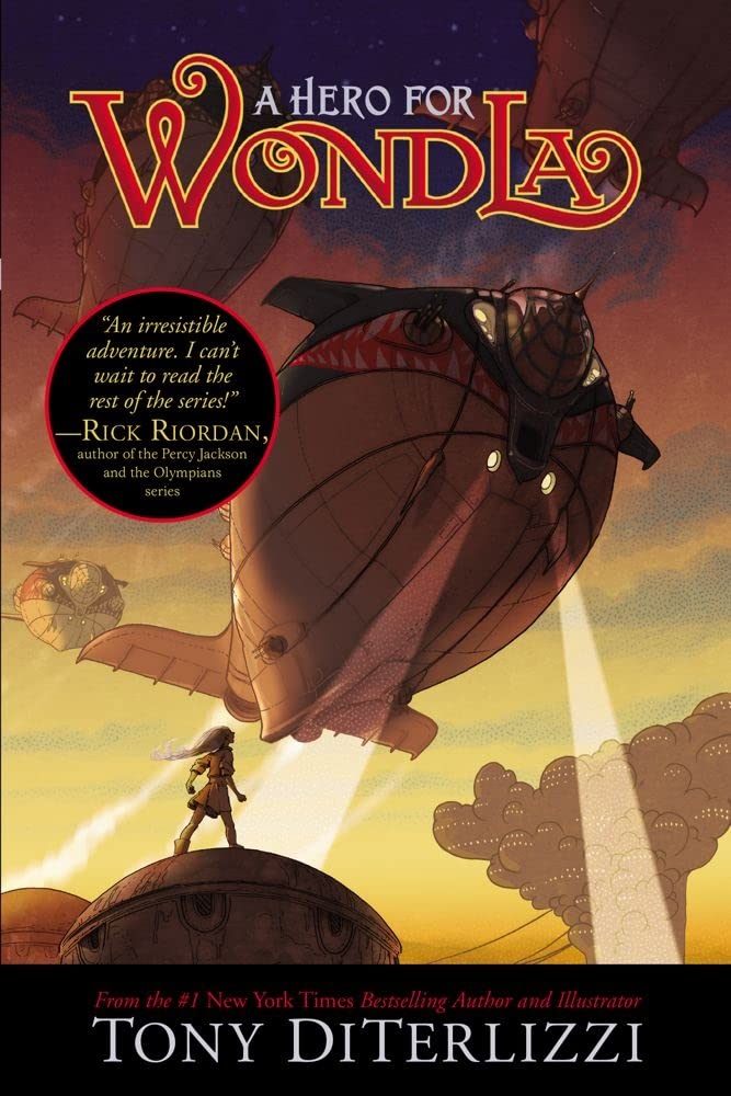 A Hero for WondLa (2) (The Search for WondLa) by Tony DiTerlizzi - Paperback cover