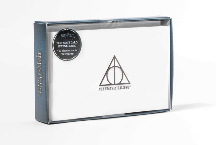 Harry Potter: Deathly Hallows Foil Note Cards (Set of 10) by Insight Editions - Paperback cover