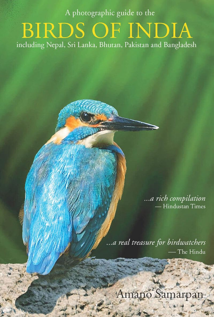 Birds of India: Including Nepal, Sri Lanka, Bhutan, Pakistan and Bangladesh by Amano Samarpan - Paperback cover