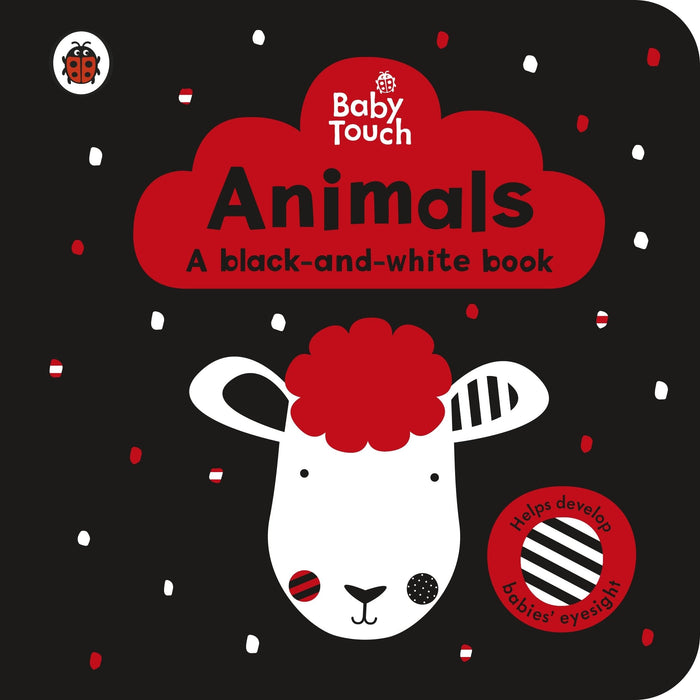 Baby Touch: Animals: a black-and-white book by Ladybird Books - Board Book cover