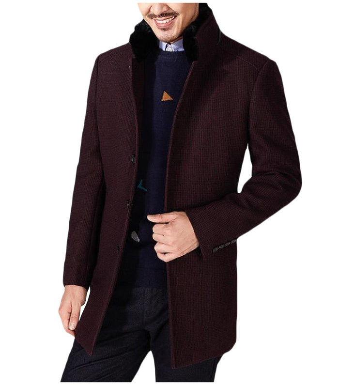 XQS Men's Custom Fit Stand Up Collar Woolen Trench Coat Jacket 2 M by Sandeep Balakrishna - Paperback cover