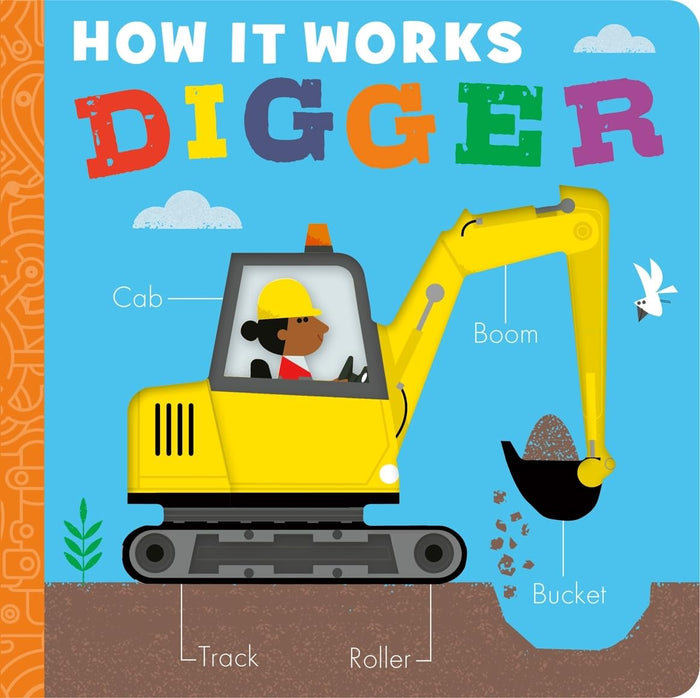 How it Works: Digger by Molly Littleboy - Board Book cover
