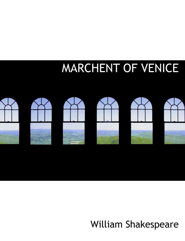 Marchent of Venice by William Shakespeare - Paperback cover