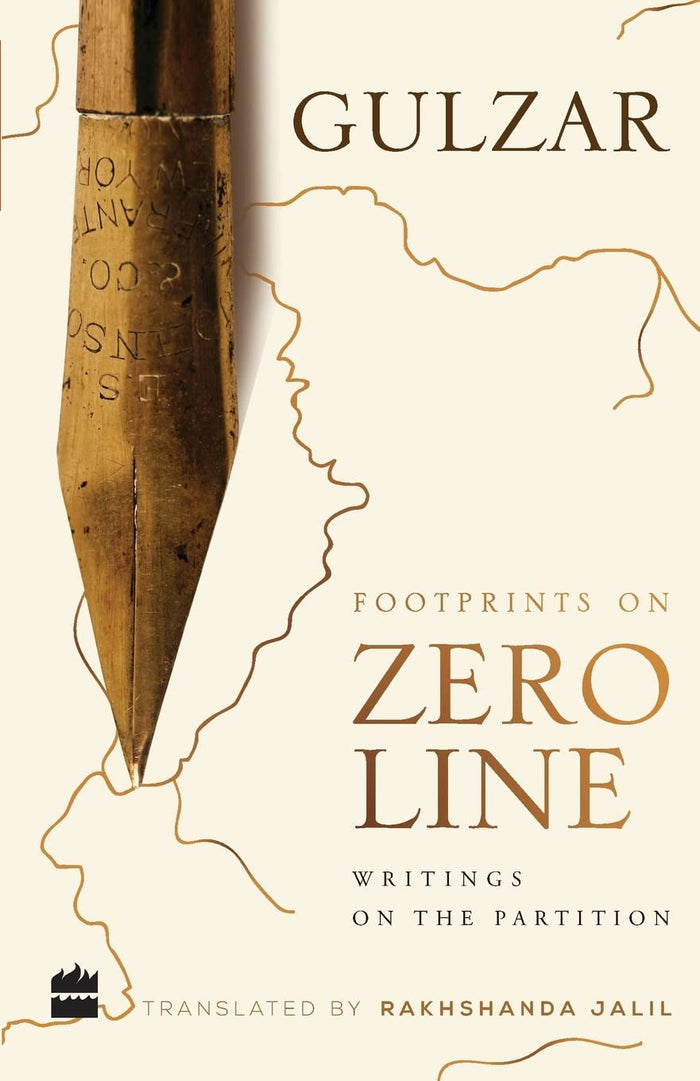 Footprints on Zero Line: Writings on the Partition by Gulzar - Paperback cover