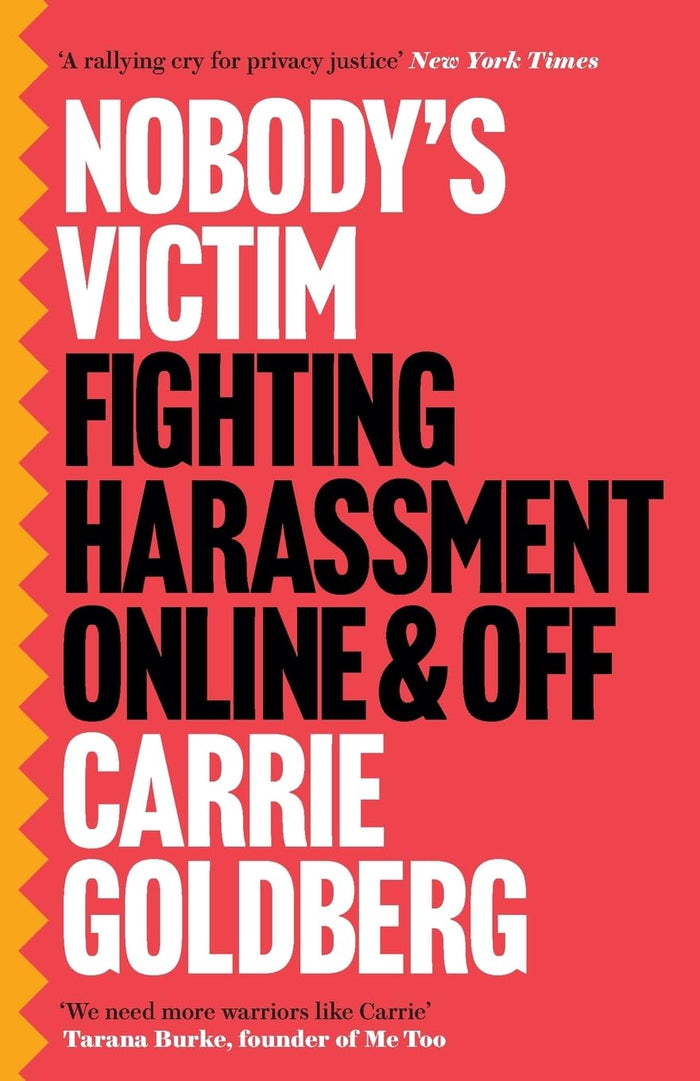 Nobodys Victim by Carrie Goldberg - Paperback cover