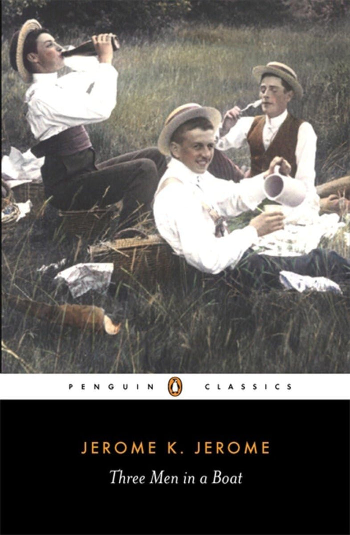 Penguin Classics Three Men in a Boat by Jerome K Jerome - Paperback cover