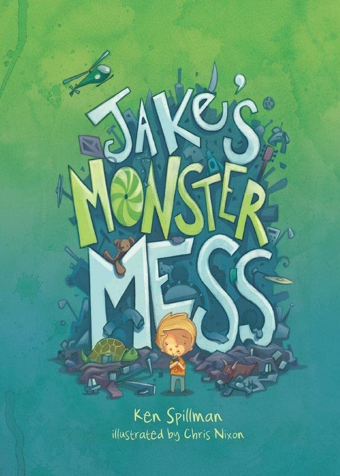 Scholastic Books Jakes Monster Mess by Ken Spillman - Paperback cover