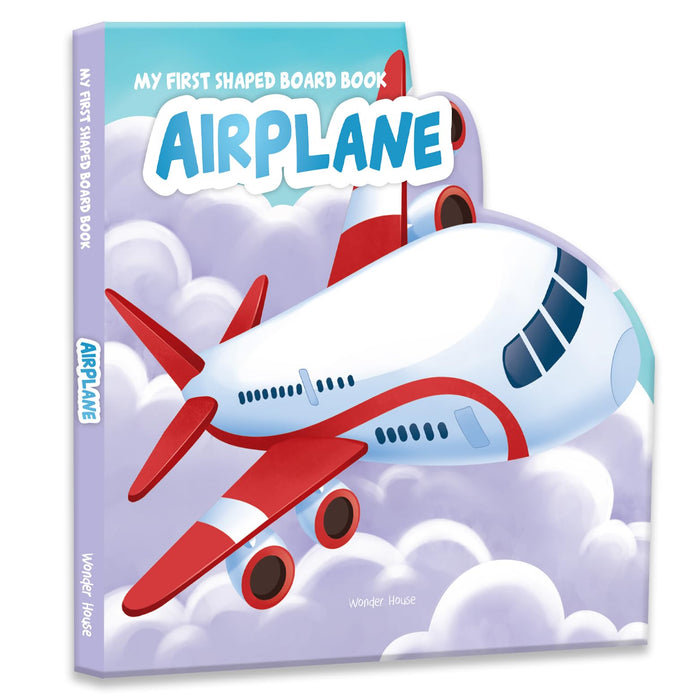 My First Shaped Board Book For Children: Transport - Airplane by Wonder House Books - Board Book cover