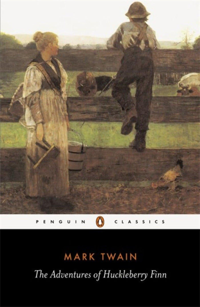 The Adventures of Huckleberry Finn by Mark Twain - Paperback cover
