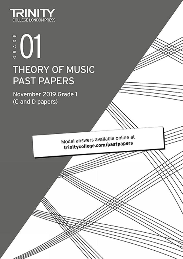 Trinity College London Theory Past Papers Nov 2019: Grade 1 by Trinity College London - Paperback cover