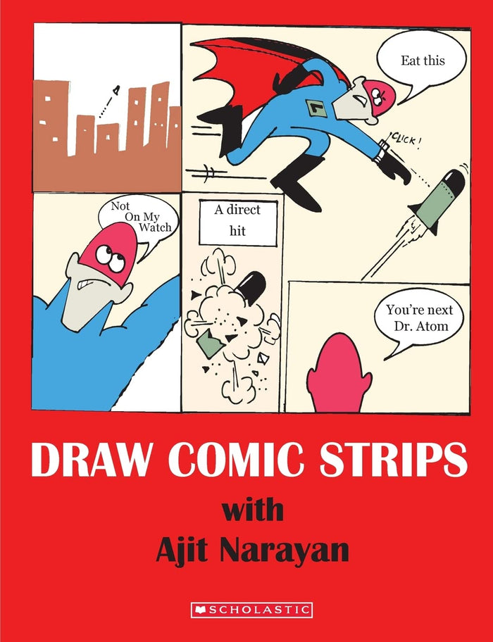 Draw Comic Strips by Ajit Narayan - Paperback cover