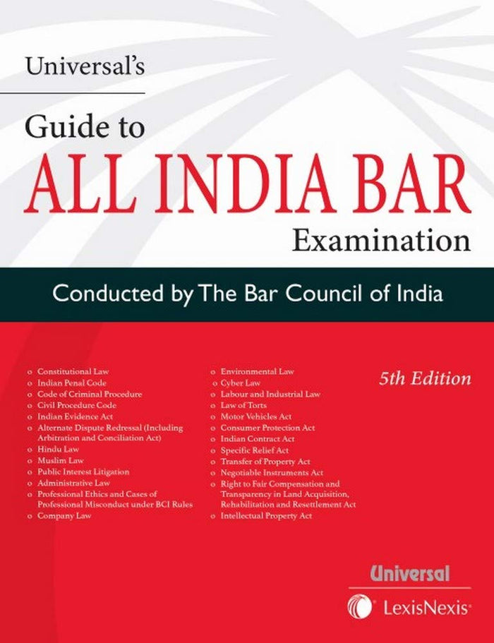 Guide to All India Bar Examination by Universal - Paperback cover