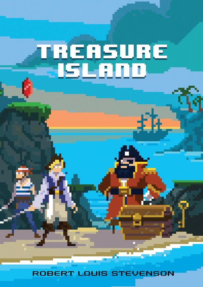 Treasure Island (Puffin Pixels) by Robert Louis Stevenson - Hardcover cover