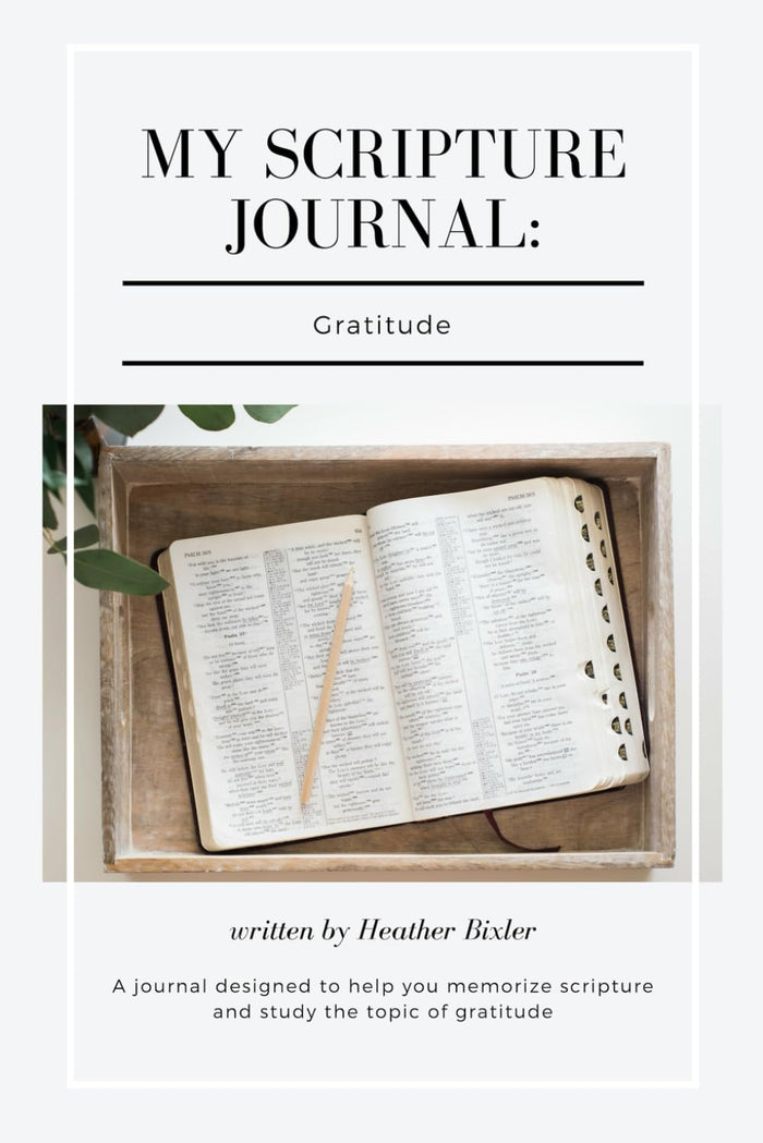 My Scripture Journal: Gratitude (My Scripture Journal: Bible Reading Plans) by Heather Bixler - Paperback cover