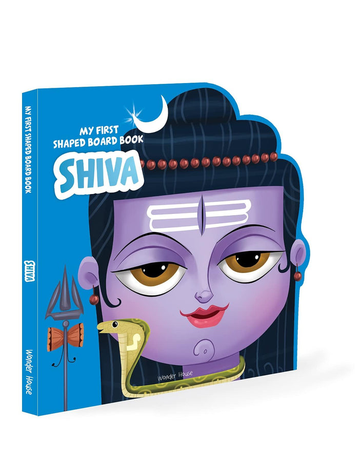 My First Shaped Board Book: Illustrated Lord Shiva Hindu Mythology Picture Book for Kids Age 2+ (Indian Gods and Goddesses) by Wonder House Books - Board Book cover