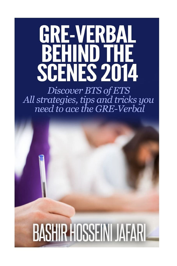 GRE-Verbal Behind The Scenes: Discover BTS of ETS by Bashir Hosseini Jafari - Paperback cover