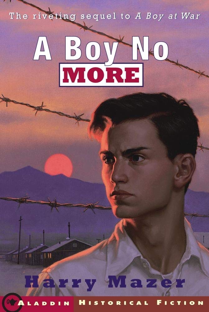 A Boy No More (Aladdin Historical Fiction) by Harry Mazer - Paperback cover