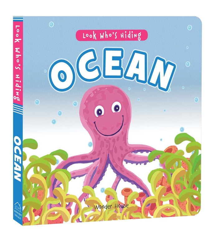 Look Who's Hiding: Ocean by Wonder House Books - Board Book cover