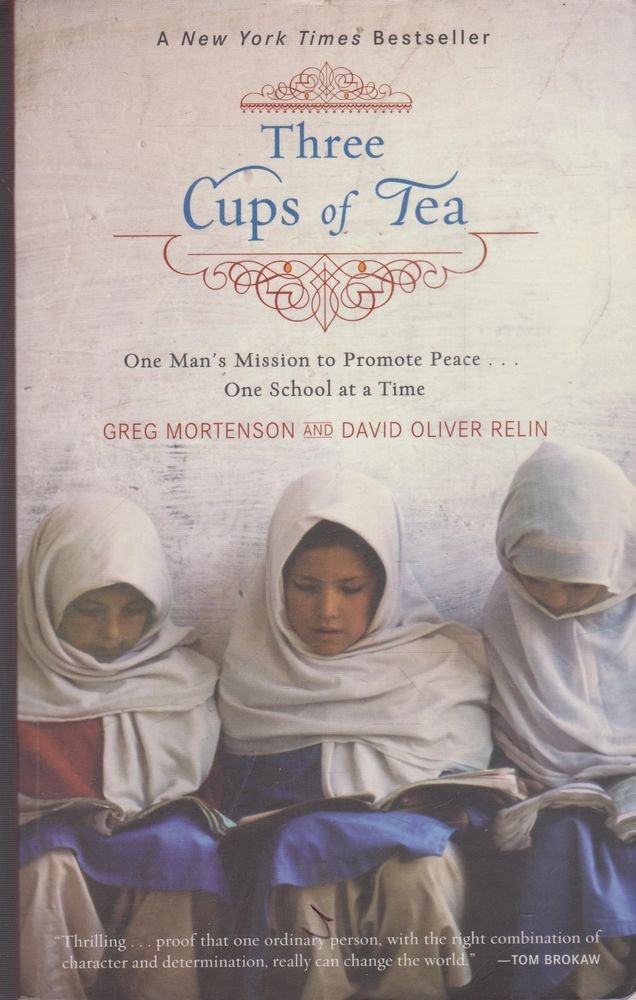 Three Cups of Tea by Greg Mortenson and David Oliver Relon - Book cover