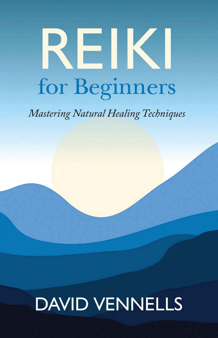 Front cover of the book 'Reiki for Beginners: Mastering Natural Healing Techniques' by David Vennells.