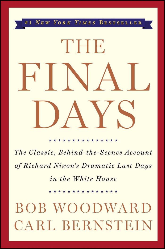 The Final Days by Bob Woodward - Paperback cover