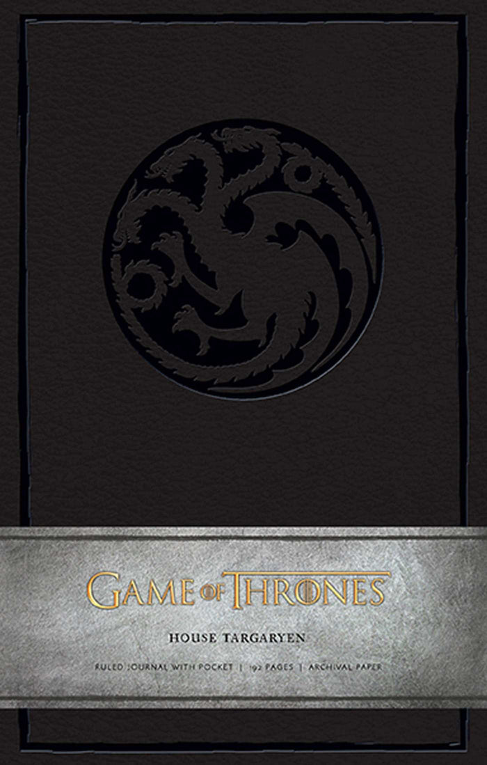 Game of Thrones: House Targaryen Hardcover Ruled Journal by . HBO - Hardcover cover