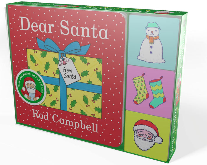 Dear Santa: Book and Card Game by Rod Campbell - Board Book cover