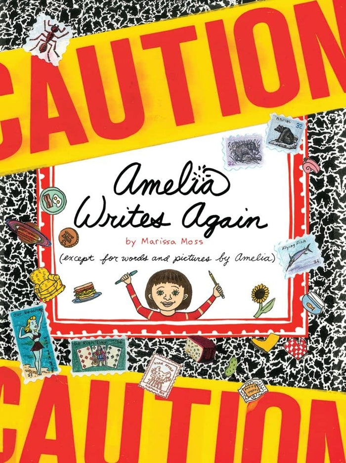 Amelia Writes Again by Marissa Moss - Paperback cover