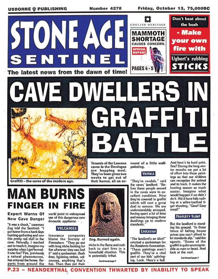 Stone Age Sentinel - Newspaper History by Fergus Fleming - Paperback cover
