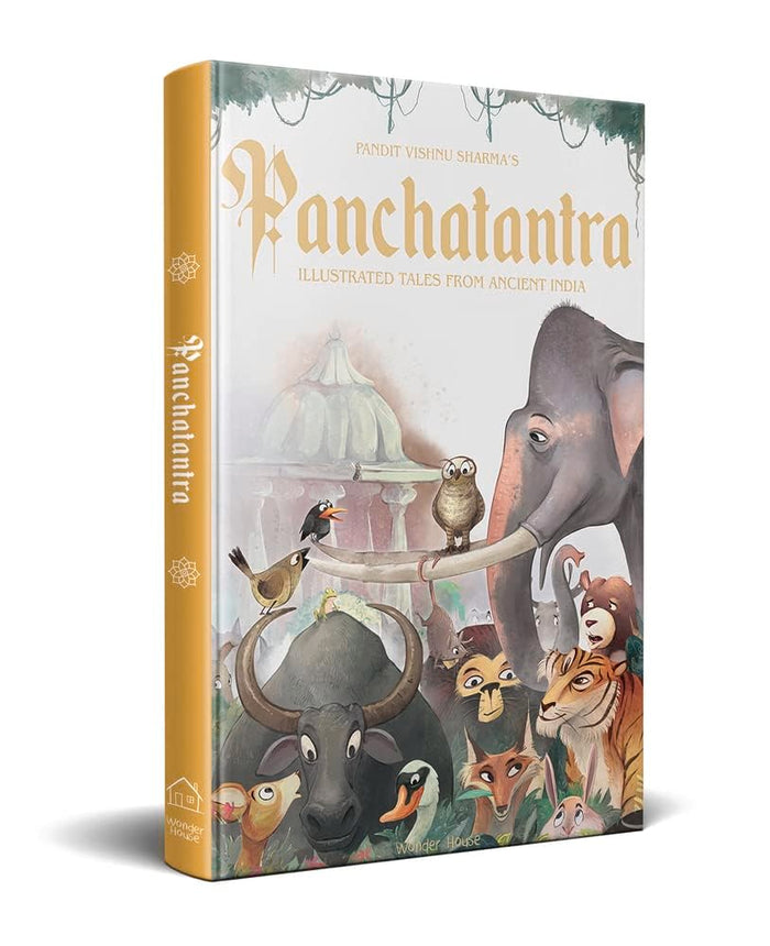 Pandit Vishnu Sharma's Panchatantra: Illustrated Tales From Ancient India (Hardback, Special edition) (Classic Tales From India) by Shubha Vilas - Hardcover cover
