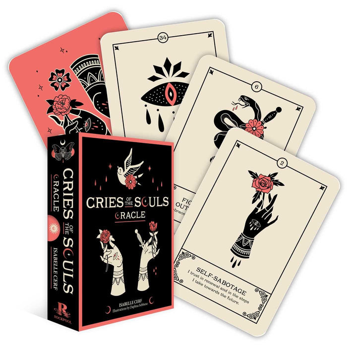 Cries of the Souls Oracle (Rockpool Oracle) by Isabelle Cerf - Cards cover