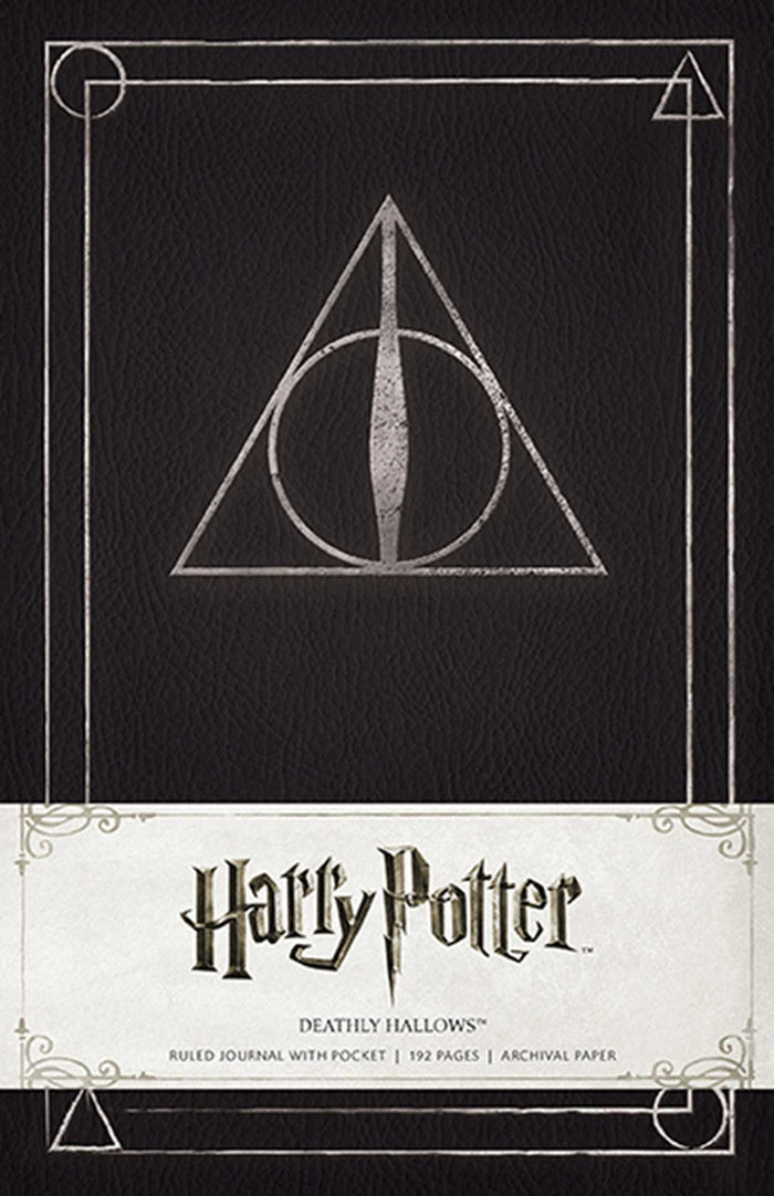 Harry Potter Deathly Hallows Hardcover Ruled Journal by Warner Bros. Consumer Products Inc., . - Hardcover cover