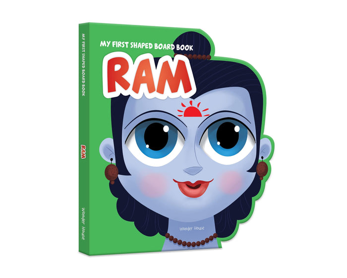 My First Shaped Board Book: Illustrated Ram Hindu Mythology Book for Kids Age 2+ (Indian Gods and Go by Wonder House Books - Board Book cover
